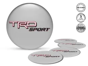 Toyota TRD Ruota Adesivi Versione Etichette Cupola Resina